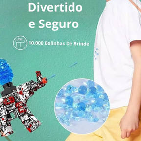 Kit 2 Arminhas de Gel Ak Automática Blasters Elétrica - (+10.000 Bolinhas)