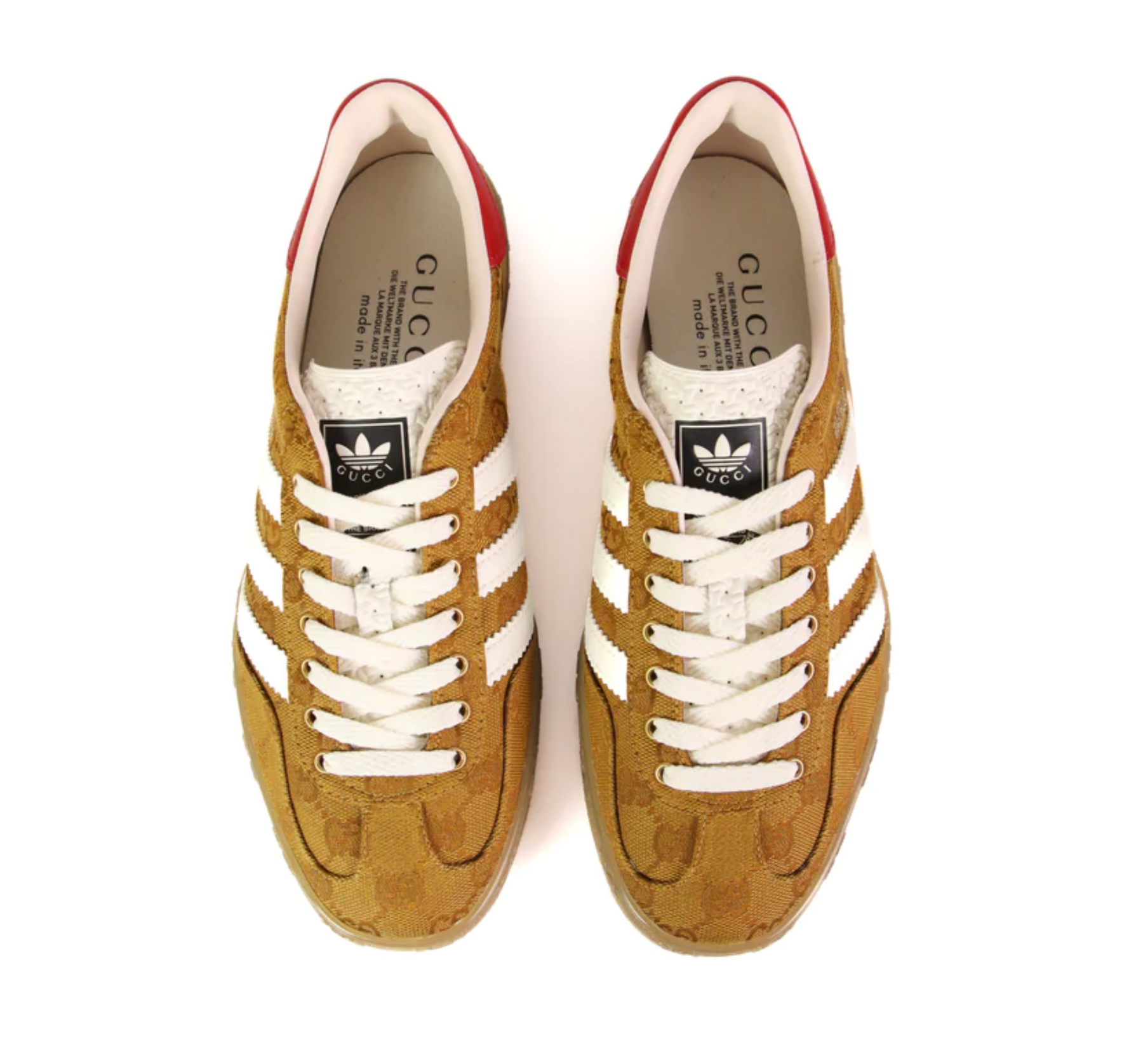 Gucci x adidas Gazelle Brown/White